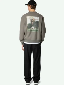 Outlet Zadig & Voltaire Simba Sweatshirt Mediumgrey